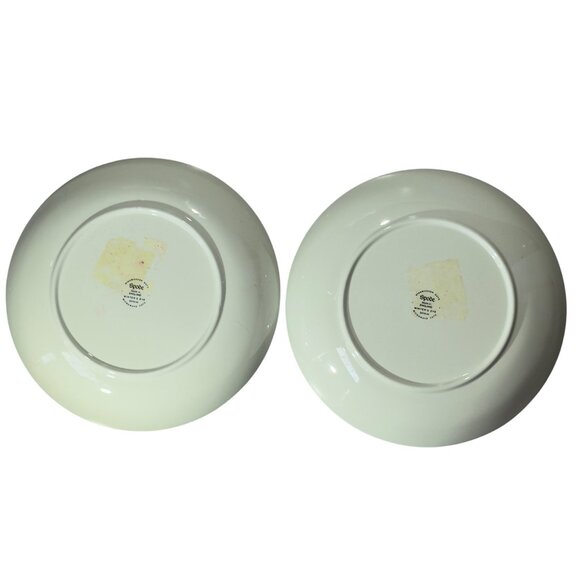 Spode Winters Eve Blue & White 10 Inch Dia. Pasta Plate Set of 2 - Picture 2 of 8